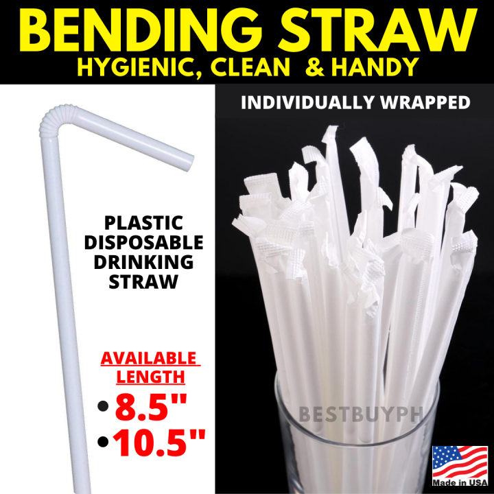 Bending Straw Individually Wrapped CHEAPEST | Lazada PH