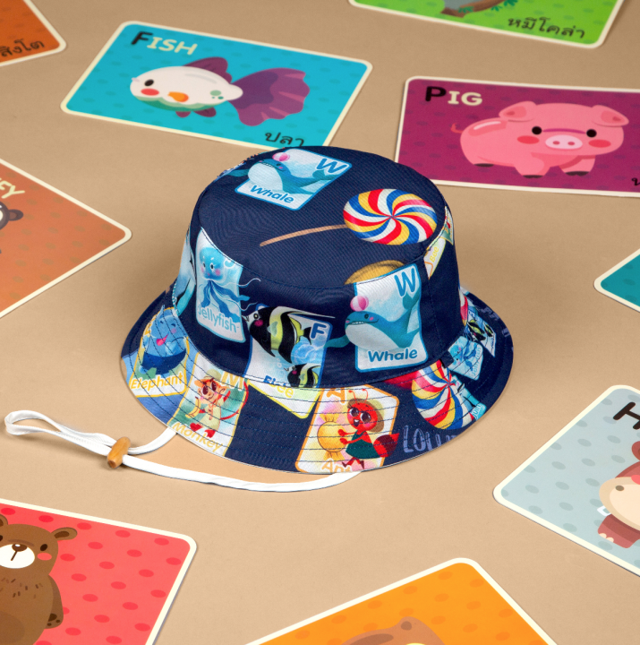 lollipopkids-flashcard-bucket-hat