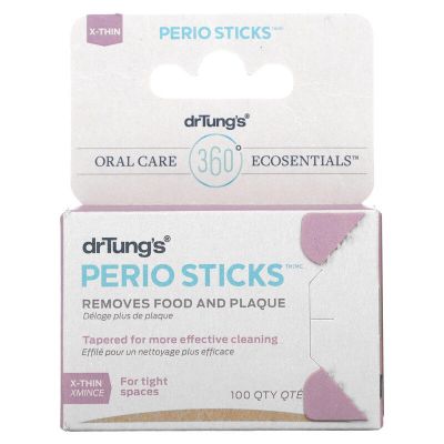 Dr.Tungs ไม้จิ้มฟัน ถนอมเหงือก แบบบาง Perio Sticks X-Thin (100 Qty) or Thin (100 Qty)