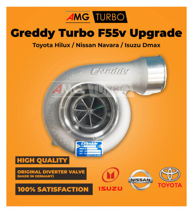 Greddy Turbo F55v Upgrade Turbo To Toyota Hilux, Nissan Navara, Isuzu ...