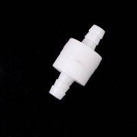 1PCS 8mm Plastic One Way Inline Check Valve Fuel Gas Liquid Water White Color High Quality