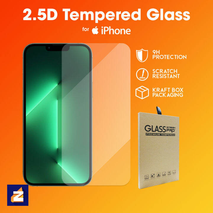 iPhone 5 5s 6 6s 7 8 Plus Tempered Glass 2.5D Premium High Quality 9H ...