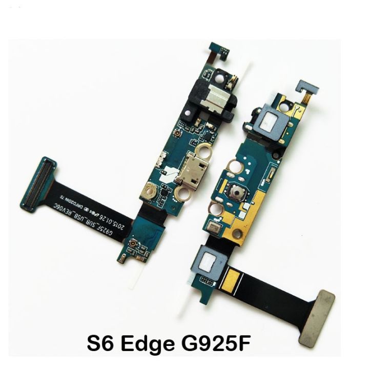 สำหรับ-usb-samsung-galaxy-s6-edge-g925f-ชาร์จพอร์ตริบบิ้นสายริบบิ้นแผงวงจรหัวต่อ