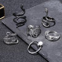 Fashion Retro Exaggerated Spirit Snake Ring Retro Snake Ring Women - 1pcs New Retro - Aliexpress