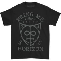 Hot sale Bring ME THE HORIZON Band T-Shirt Hand Drawn Shield Official Merchandise T-Shirt  Adult clothes