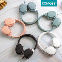 Romoss GJ-33 ชุดหูฟังแบบมีสายหูฟังแบบพับเก็บได้พร้อมหูฟังตัดเสียงรบกวนไมโครโฟน824