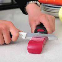 ที่ลับมีด 2 ช่องสไลด์พับเก็บได้Sharpener knife Foldableที่ลับคมมีดแบบสไลด์พับเก็บได้