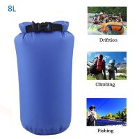 8L Waterproof Dry Bag Pack Sack Swimming Rafting Kayaking River Trekking Floating Sailing Canoing Boating Water Resistance