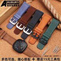 suitable for SEVENFRIDAY Watch strap SF-S1/2/3 M1/2/3 P1/2/3 matte leather belt 28mm brown