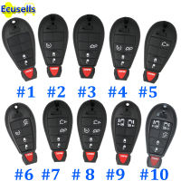 123456 buttons keyless entry Smart Remote Key 433MHZ with ID46 PCF7941 chip for Chrysler for JEEP for DODGE uncut fobik