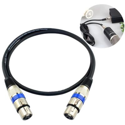 สายสัญญาณเสียง XLR Male To XLR Female Black Mic Cable ยาว 3 เมตร