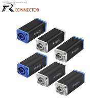 ☸ 1pc New Arrival LED PowerCon AC Coupler Adapter Extender connector High quality Speakon Panel mount straight adapter