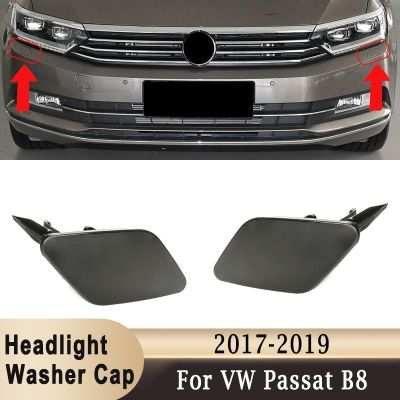 【CC】▧✜❣  Left   Front Headlight Washer Nozzle Spray Jet Cover Cap for Passat B8 2017 2018 2019 3G0807937A 3G0807938A