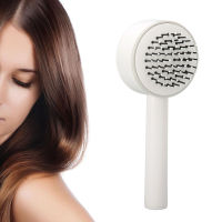 [wilkl] Air Cushion แปรงนวดผู้หญิง Detangling แปรงผมสำหรับ Curly Straight Hair Styling Tool สีขาว