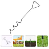 Tent Anchors Ground Spiral Pet Metal Dog Stakes Heavy Duty Alloy Steel Supplies