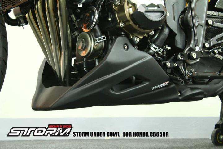 สุดยอด-storm-อกล่าง-สำหรับ-honda-cb650f-และ-cb650r-2013-2023-สีดำ-under-cowl