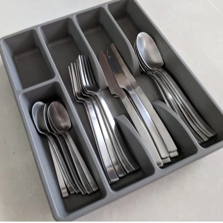 IKEA VARIERA SMACKER CUTLERY TRAY ถาดวางมีดซ้อมช้อนตะเกียบ Lazada.co.th