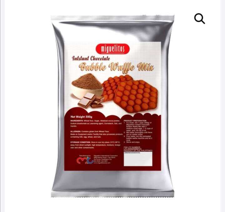 Chocolate Bubble Waffle Mix 500G Lazada PH