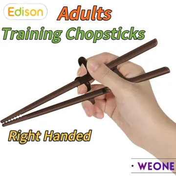 Edison Friends Training Chopsticks for Adults Right Handed, Beginner  Chopsticks, Chopsticks Helper, Chopsticks for Beginners, Trainer  Chopsticks, Easy