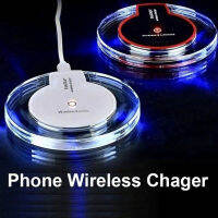 แผ่นชาร์จไร้สาย Qi บางเฉียบสำหรับ  X Samsung Galaxy Qi Wireless Charger สำหรับ Universal Phone Wireless Charger