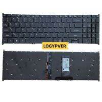 แป้นพิมพ์สำหรับแล็ปท็อปสำหรับ Acer Aspire 7 A715-74G A715-75 A715-75G N17C2 N19C5 US ภาษาอังกฤษสีดำไม่มีกรอบ-dliqnzmdjasfg