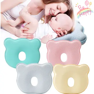 Newborn Baby Pillow Prevent Flat Head Nursing Shaping Memory Cotton Filler  Sleep Positioner