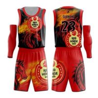 REDHORSE NEW BASKETBALL JERSEY FREE CUSTOMIZE NAME AND NUMBER FULL SUBLIMATION JERSEY FANWEAR