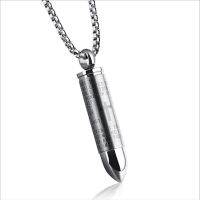 Stainless Steel Mens Necklace Pendant Can Be Unscrewed Creative Cross Can Be Installed Secret Necklace Jewelry