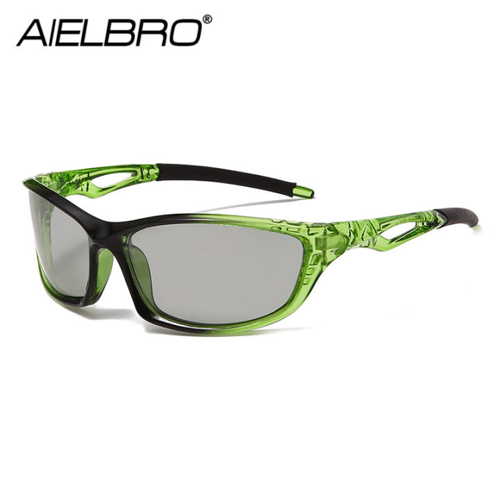 aielbro-แว่นกันแดดผู้ชาย-photochromic-ขี่จักรยานแว่นตา5สีขี่จักรยานแว่นกันแดดกีฬากลางแจ้งสำหรับจักรยานแว่นกันแดดผู้หญิง