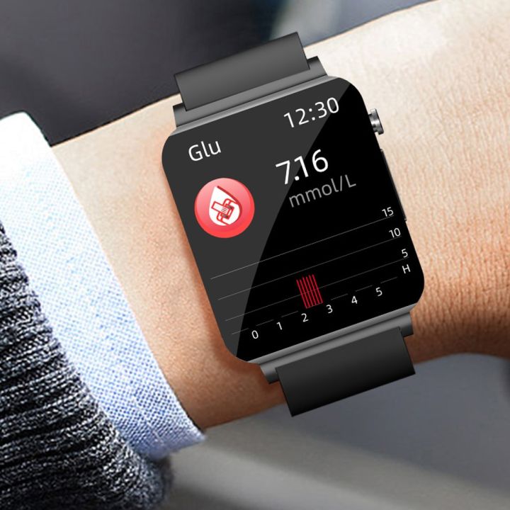 ecg-ppg-สมาร์ทวอท์ชผู้ชายเลเซอร์น้ำตาลในเลือดการรักษาความดันโลหิตสูงนาฬิการ่างกาย-smartwatch-20
