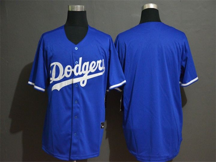 เสื้อเจอร์ซีย์ปักดอดเจอร์สเบสบอลเอมเอวบี22-23ดอดเจอร์ลอสแอนเจลิสแฟนๆเครื่องแบบเบสบอลปักชั้นยอด
