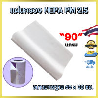 แผ่นกรองอากาศ HEPA ฝุ่น PM 2.5 Air fiber filter ช่วยในการกรองฝุ่นขนาดเล็ก เหมาะสำหรับเครื่องปรับอากาศ เครื่องฟอกอากาศ แผ่นกรอง 3M