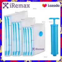 iRemax 2021 ถุงสูญญากาศ ถุงประหยัดพื้นที่ ถุงใส่เสื้อผ้า ถุงกระชับพื้นที่ ถุงใส่เสื้อผ้าพกพา ถุงซิปล็อค Vacuum Bag