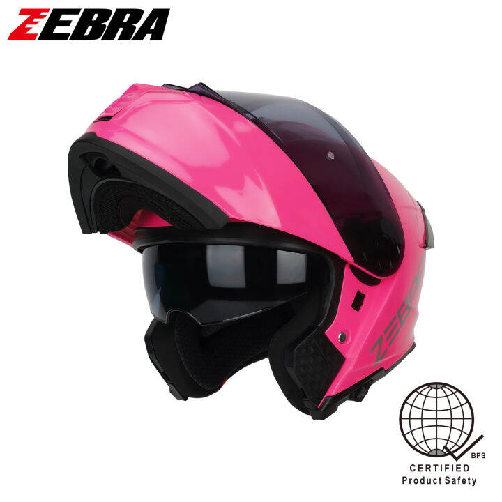 Zebra Helmet For Motorcycle Full Face original Icc Dual Visor Modular helmet woman and man Free