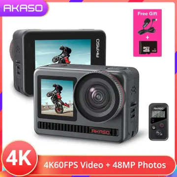 AKASO Brave 8 Action Camera with Microphone Pack