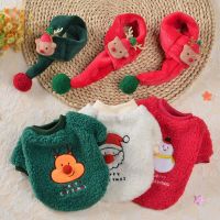 ZZOOI Pet Dog Clothes Christmas Hoodies for Dogs Clothing Cat Small Elk Snowman Print Cute Winter Boy Girl Chihuahua Pet Products 2022