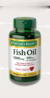 Natures Bounty Fish Oil 1200 mg 320 Softgels