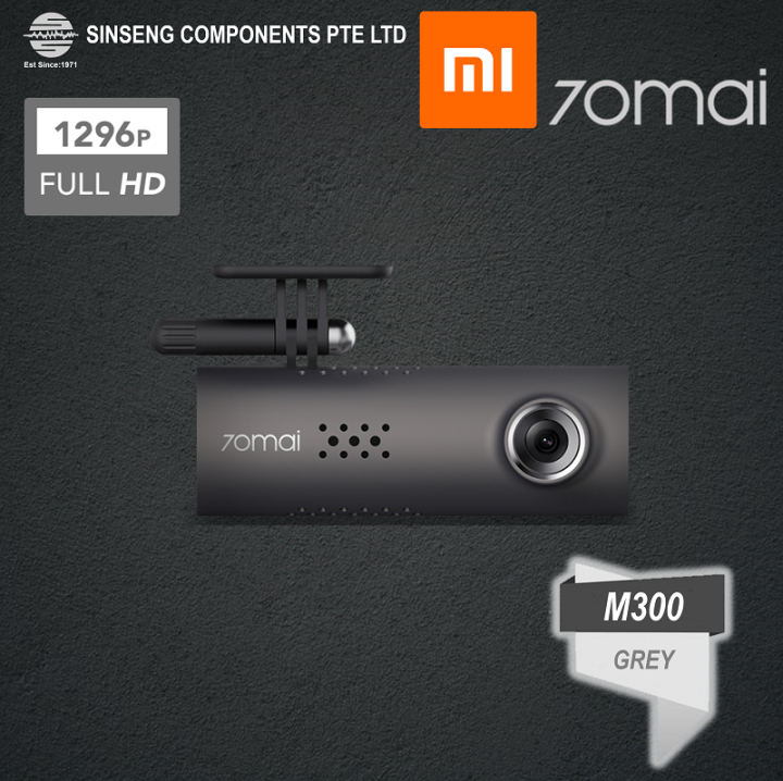 70mai M300 Dash Camera Recorder Gray 24H Parking Mode WIFI & App