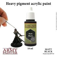 ?มีของพร้อมส่ง? Army Painter Matt Black AP-WP1101 สีทาโมเดล สีอะคริลิค สูตรน้ำ Water Based Acrylic รุ่นใหม่