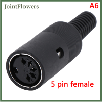 JointFlowers DIN PLUG SOCKET CONNECTOR 3/4/5/6/7/8 PIN MALE/FEMALE CHASSIS CABLE MOUNT