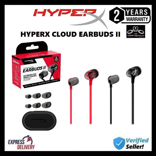 HYPER X CLOUD EARBUDS II GAMING EARBUDS WITH MIC | Lazada