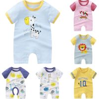 Short Sleeved Bodysuit Baby Cute Bodysuit Onesie Cotton Infant Jumper