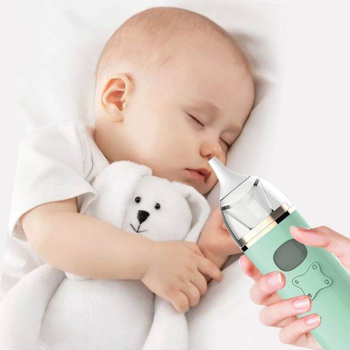 Baby Electric Nasal Aspirator Newborn Booger Cleaner Infants Nasal