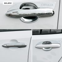 KLNU สำหรับ TOYOTA COROLLA ALTIS 2019-2021 Chrome Silver Car Door Handle Bowl Cover,ALTIS 12th Generation Door Handle Decoration