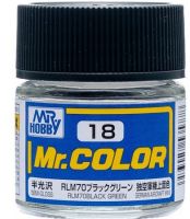 Mr.Color   BLACK GREEN code  C-18   Mr.hobby