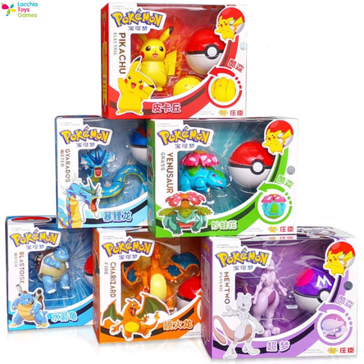 lt-hot-sale-pokemon-figure-ตุ๊กตา-pikachu-bulbasaur-charmander-การ์ตูนน่ารักอะนิเมะรูปของเล่นสำหรับคอลเลกชันแฟนๆ1-cod