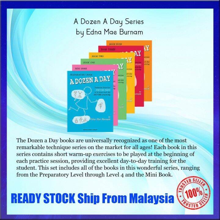 A Dozen A Day Series by Edna Mae Burnam | Lazada