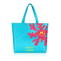 Biotherm x Pablo Rochat collab tote bag กระเป๋าผ้าสีฟ้า