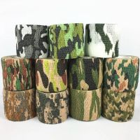 4.5m Camouflage Elastic Wrap Tape Hunt Disguise Elastoplast Self Adhesive Sports Protector Knee Finger Ankle Athletic Bandages