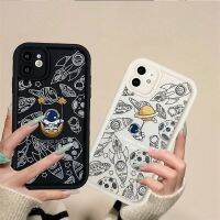 เคสสำหรับ IPhone 15 14 13 12 11 Pro Max X XR Xs Max 8 7 6S Plus SE 2020 Planet Astronts นิ่ม TPU ฝาหลังโทรศัพท์ซิลิโคนกันกระแทก